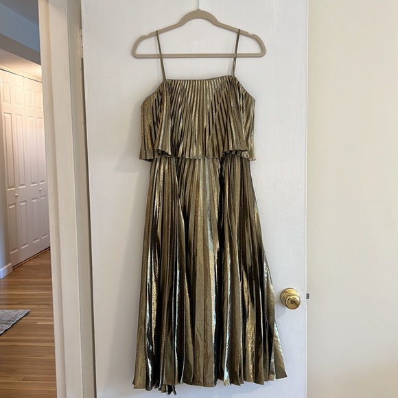 J. Crew | Dresses | Gold Jcrew Dress | Poshmark